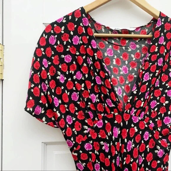 Zara Floral Maxi Dress - Picture 7 of 10